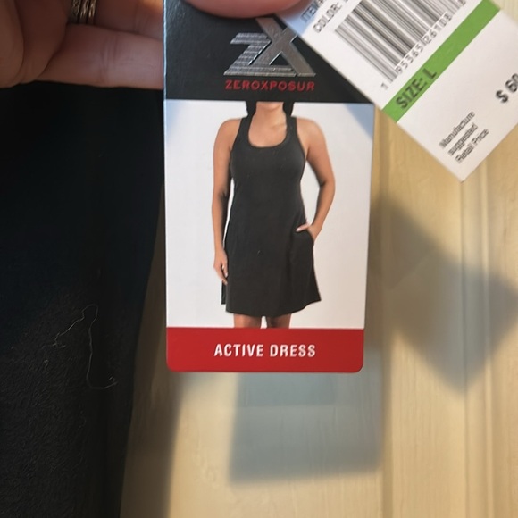 Zeroxposur Active Dress Size Large Black NWT - Picture 4 of 8